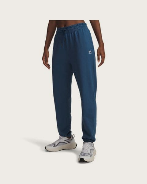 Dámske tepláky UNDER ARMOUR Sport Terry Jogger-BLU