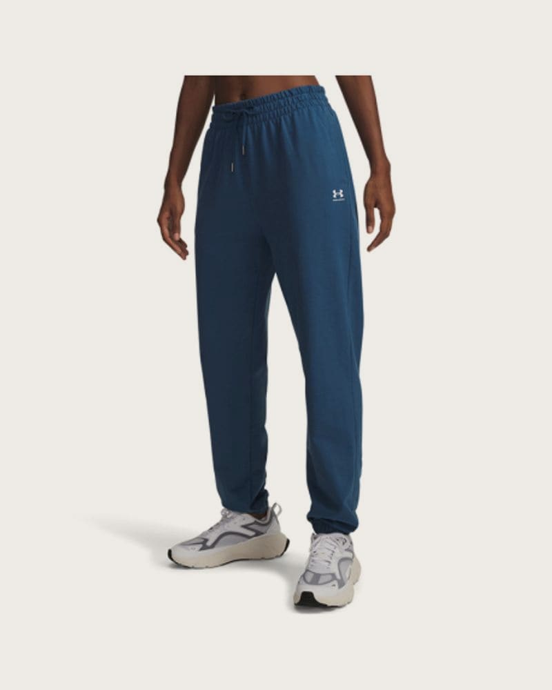 Dámske tepláky UNDER ARMOUR Sport Terry Jogger-BLU