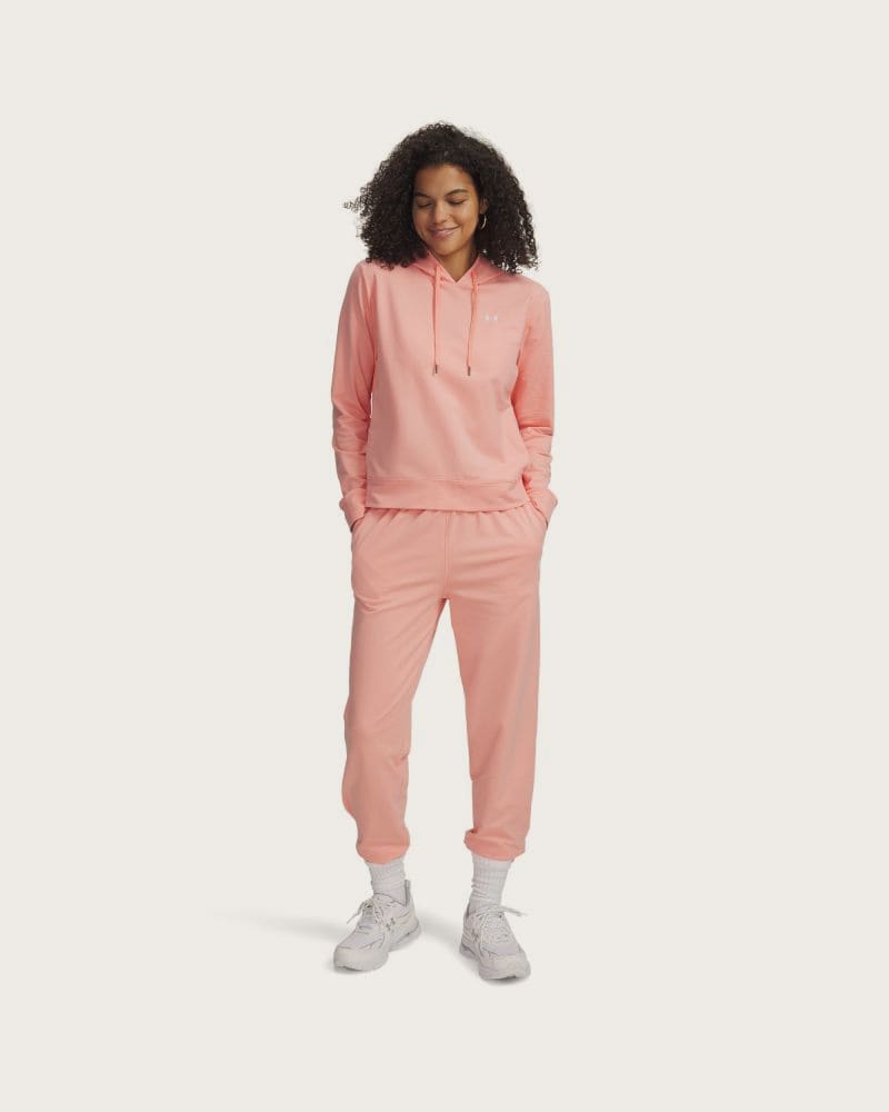 Dámske tepláky UNDER ARMOUR Sport Terry Jogger-PNK – fotka 3