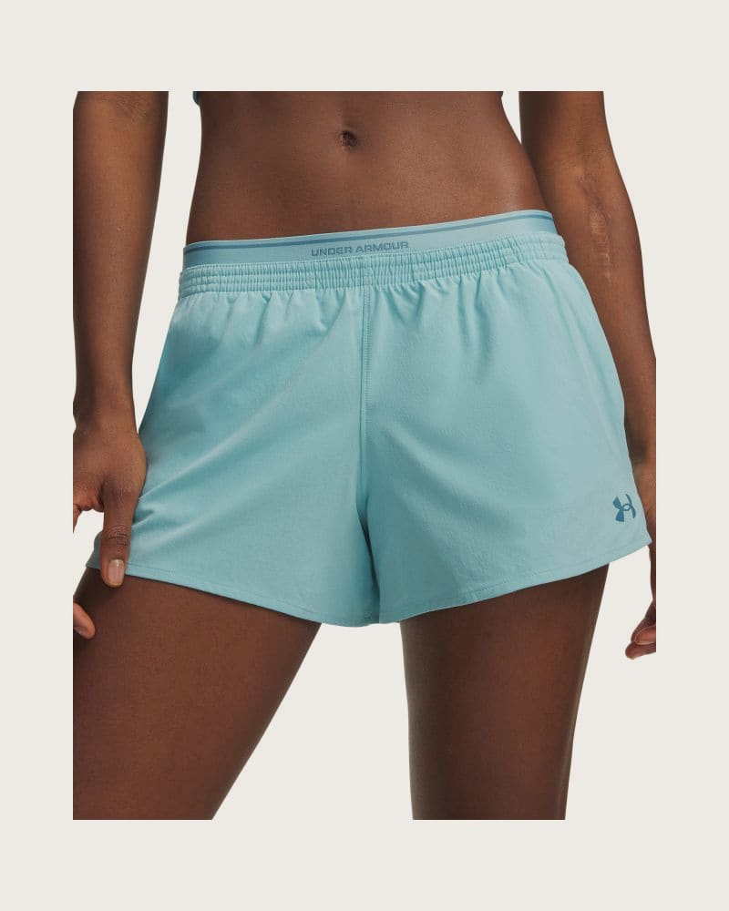 Dámske tréningové kraťasy UNDER ARMOUR UA Vanish Woven 3in Shorts-BLU – fotka 2