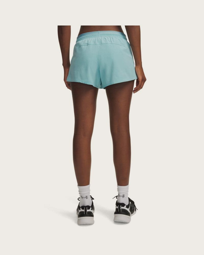 Dámske tréningové kraťasy UNDER ARMOUR UA Vanish Woven 3in Shorts-BLU – fotka 3
