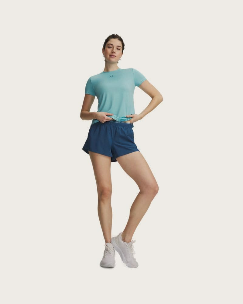 Dámske tréningové kraťasy UNDER ARMOUR UA Vanish Woven 3in Shorts-BLU – fotka 4