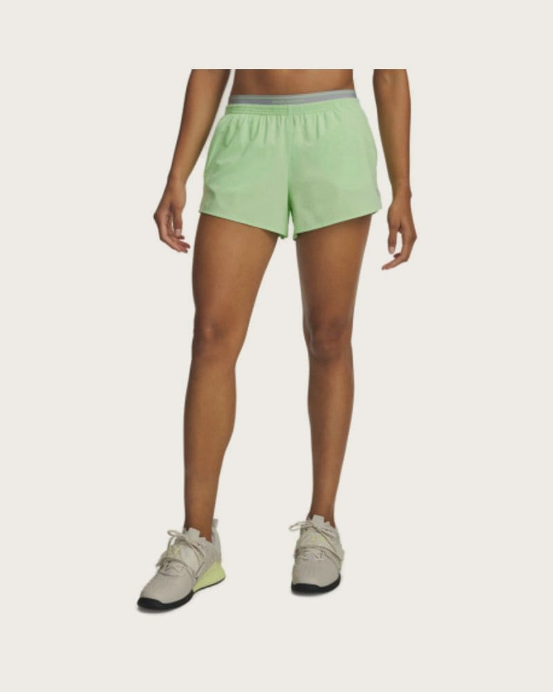 Dámske tréningové kraťasy UNDER ARMOUR UA Vanish Woven 3in Shorts-GRN