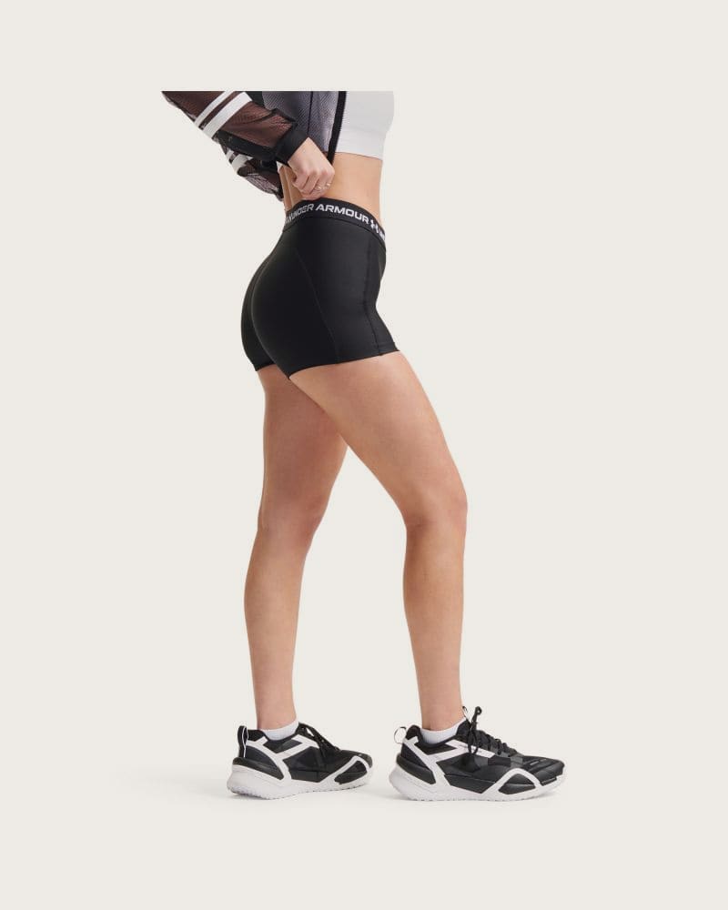 Dámske kompresné kraťasy UNDER ARMOUR HeatGear Shorty-BLK – fotka 2