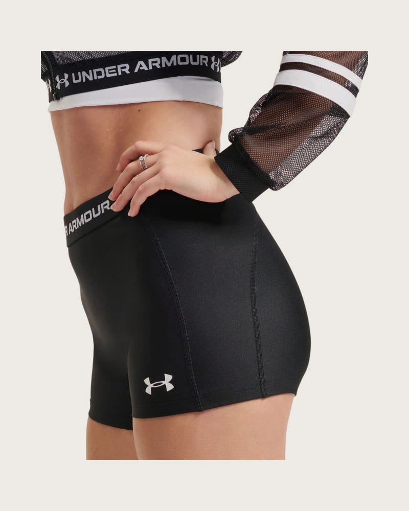Dámske kompresné kraťasy UNDER ARMOUR HeatGear Shorty-BLK – fotka 6