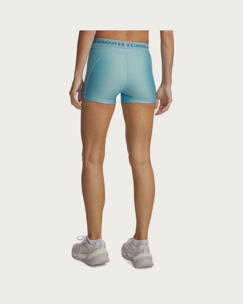 Dámske kompresné kraťasy UNDER ARMOUR HeatGear Shorty-BLU – fotka 2