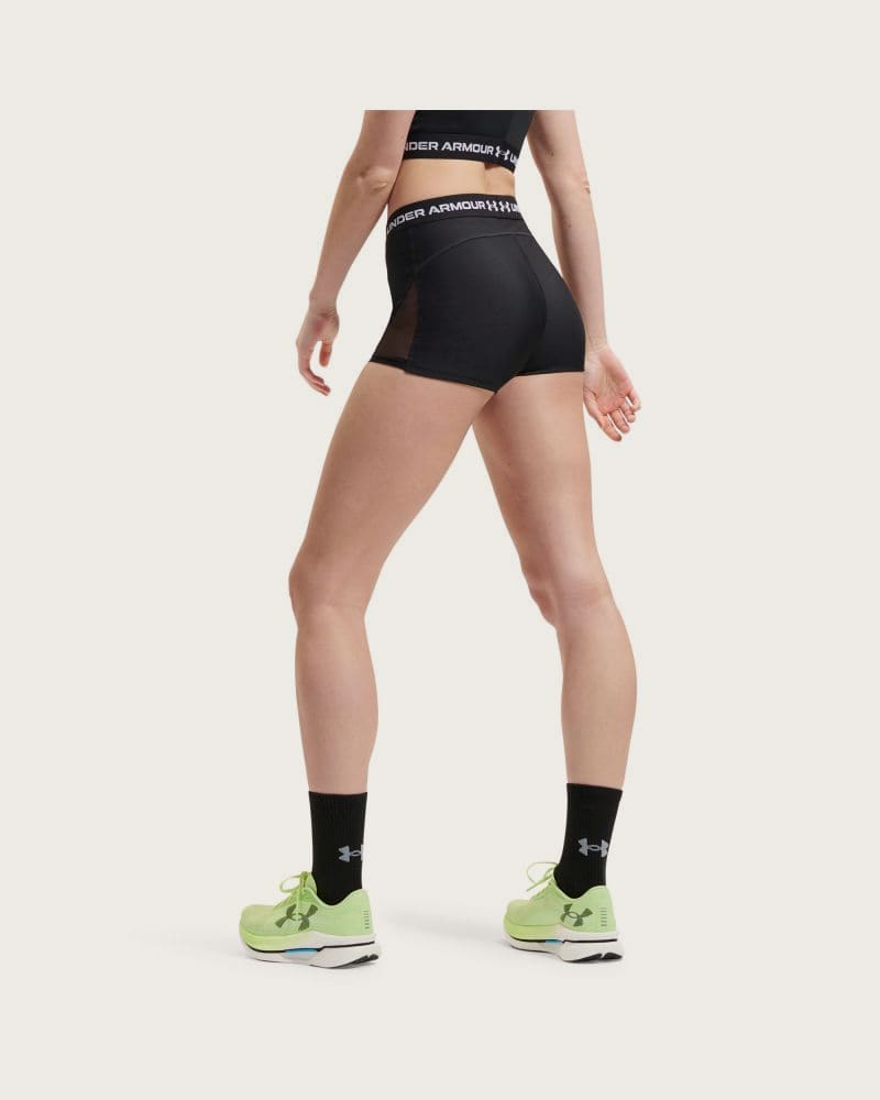 Dámske kompresné kraťasy UNDER ARMOUR HeatGear Mesh Shorty-BLK – fotka 2