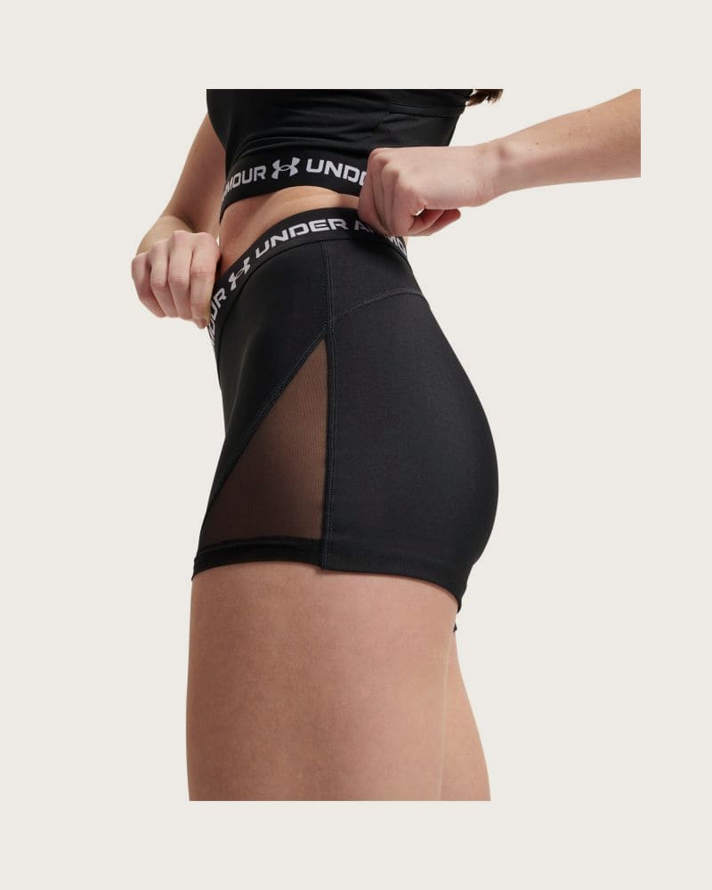 Dámske kompresné kraťasy UNDER ARMOUR HeatGear Mesh Shorty-BLK – fotka 6