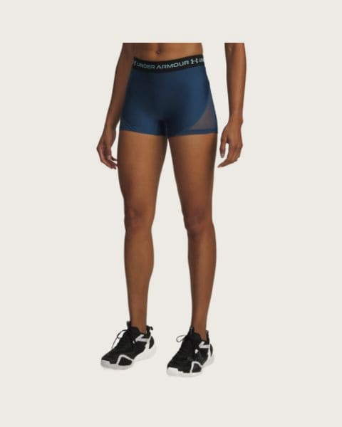 Dámske kompresné kraťasy UNDER ARMOUR HeatGear Mesh Shorty-BLU