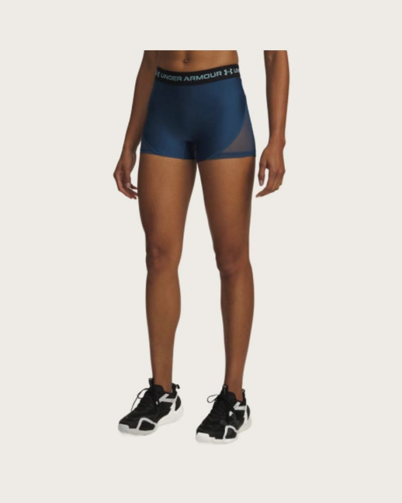 Dámske kompresné kraťasy UNDER ARMOUR HeatGear Mesh Shorty-BLU