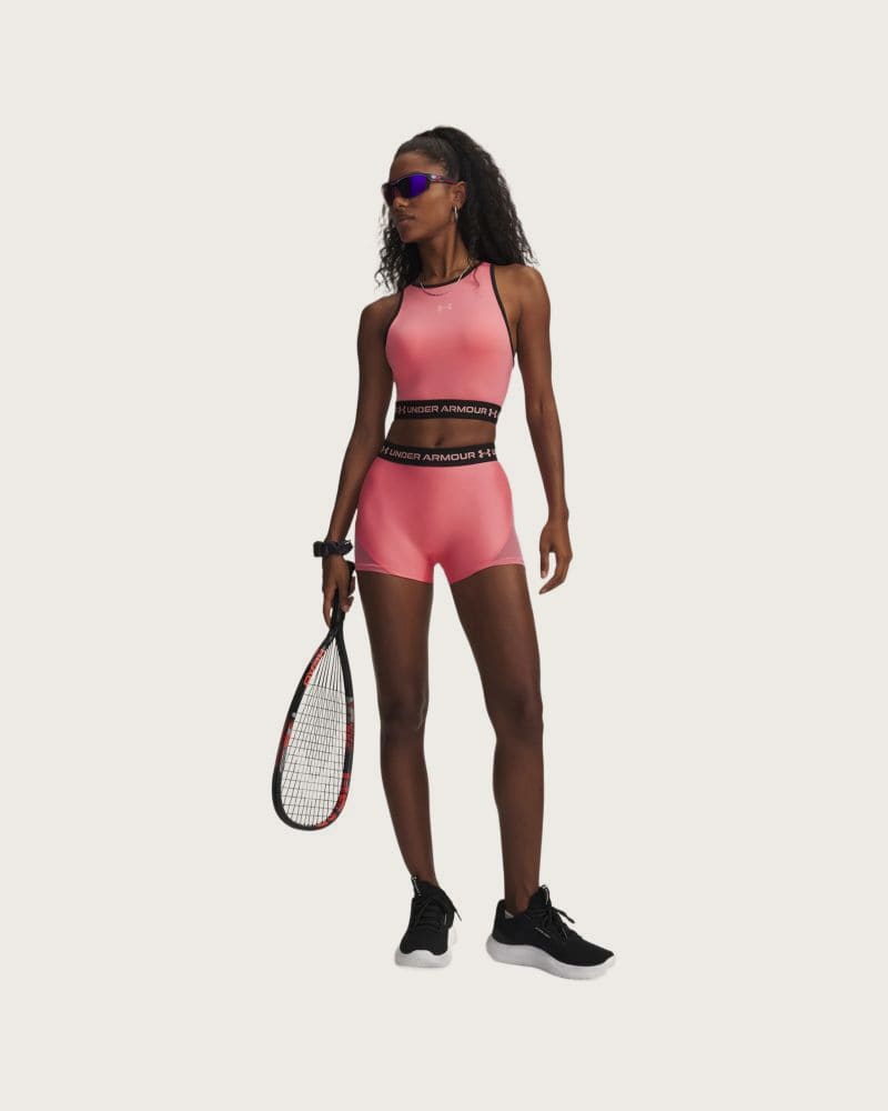 Dámske kompresné kraťasy UNDER ARMOUR HeatGear Mesh Shorty-MRN – fotka 3