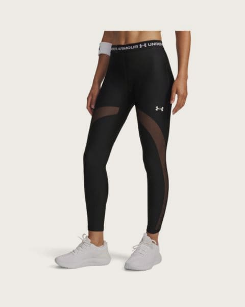 Dámske kompresné legíny UNDER ARMOUR HeatGear Mesh Legging-BLK