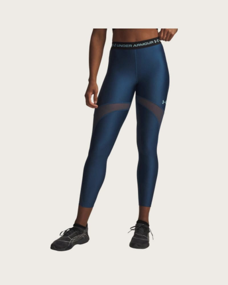 Dámske kompresné legíny UNDER ARMOUR HeatGear Mesh Legging-BLU