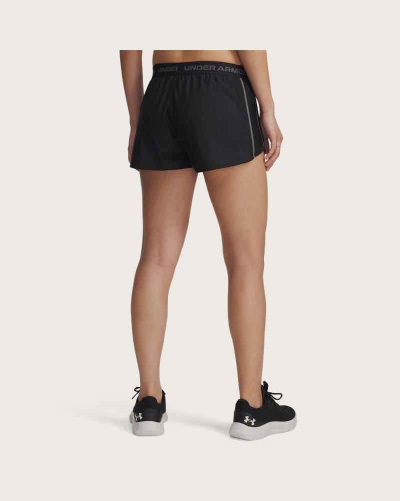 Dámske tréningové kraťasy UNDER ARMOUR Tech Play Up Shorts-BLK – fotka 2