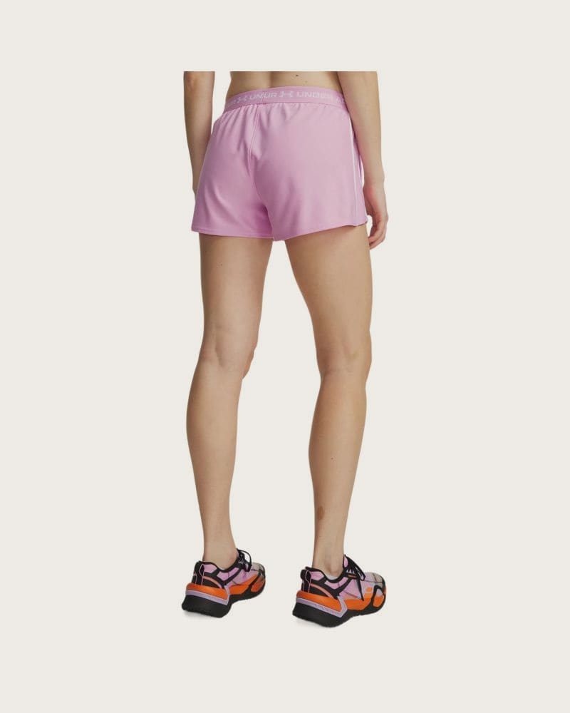 Dámske tréningové kraťasy UNDER ARMOUR Tech Play Up Shorts-PNK – fotka 2