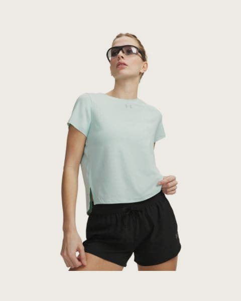 Dámske bežecké tričko s krátkym rukávom UNDER ARMOUR UA Velociti Pro Shortsleeve-GRN