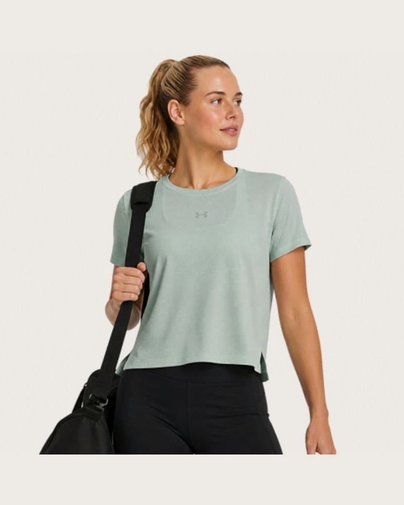 Dámske bežecké tričko s krátkym rukávom UNDER ARMOUR UA Velociti Shortsleeve-GRN