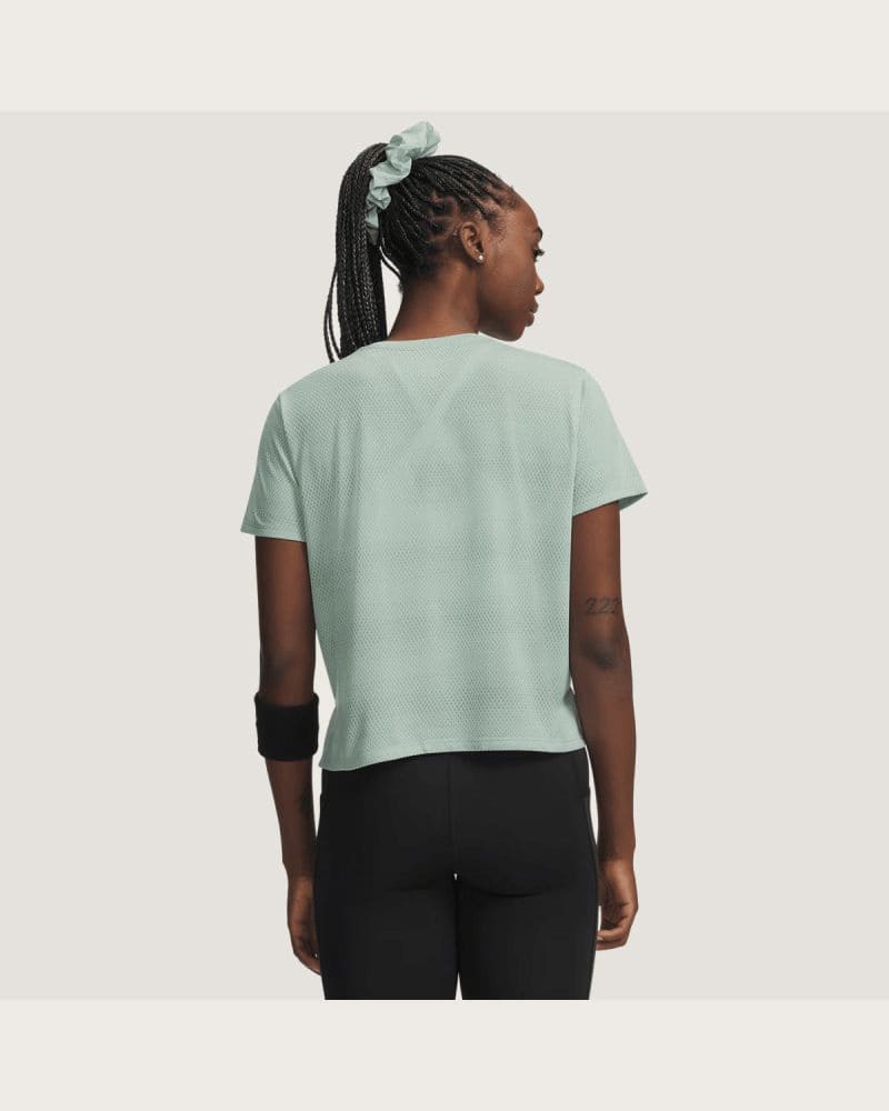 Dámske bežecké tričko s krátkym rukávom UNDER ARMOUR UA Velociti Shortsleeve-GRN – fotka 4