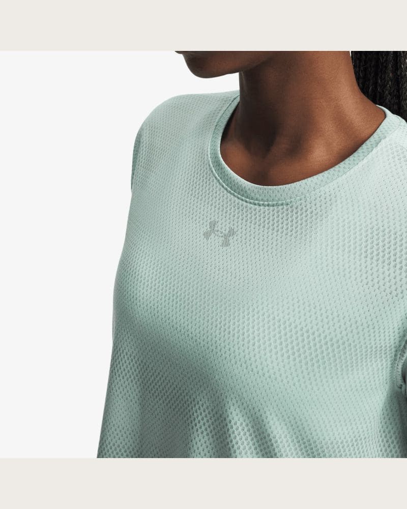 Dámske bežecké tričko s krátkym rukávom UNDER ARMOUR UA Velociti Shortsleeve-GRN – fotka 5