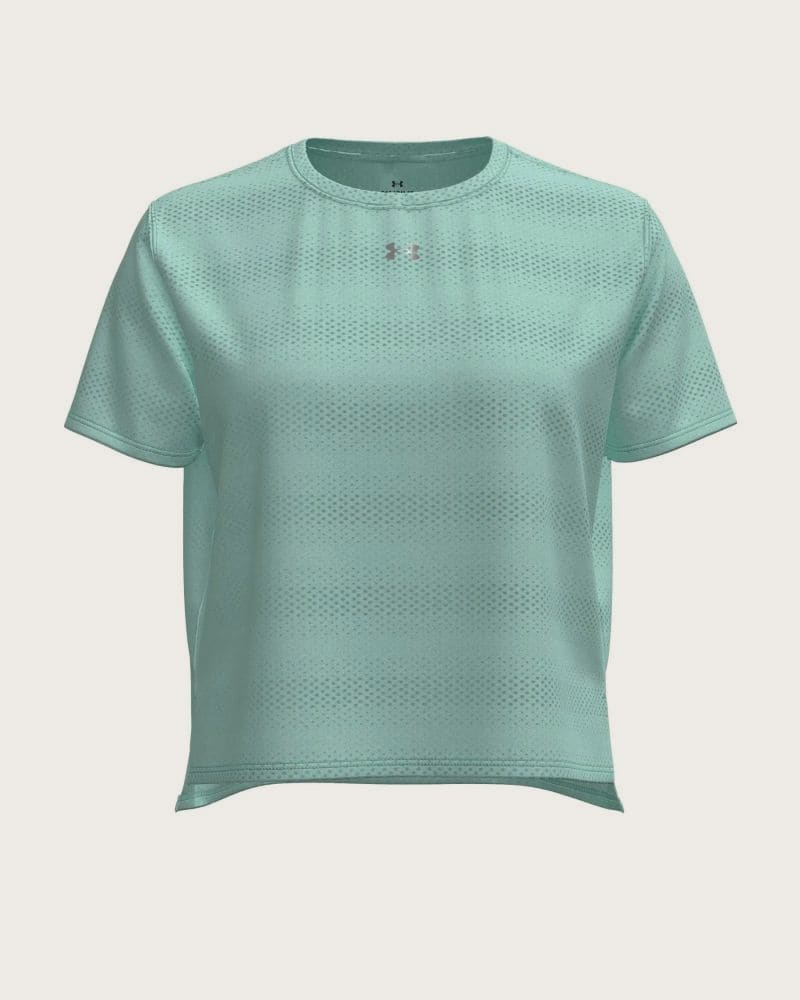 Dámske bežecké tričko s krátkym rukávom UNDER ARMOUR UA Velociti Shortsleeve-GRN – fotka 6