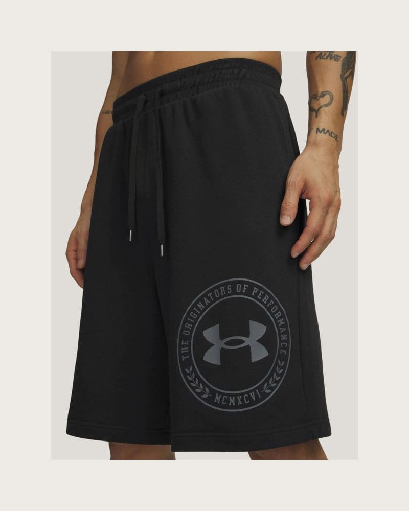 Pánske kraťasy UNDER ARMOUR UA Rival LW Graphic Shorts-BLK – fotka 4