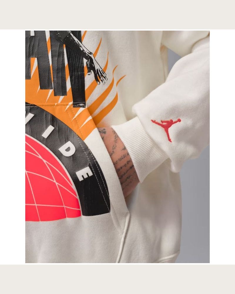 Pánska mikina s kapucňou NIKE JORDAN M J BRK AJ6 FLC PO – fotka 3