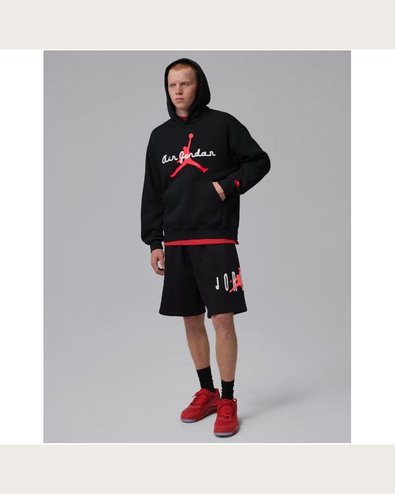 Pánska mikina s kapucňou NIKE JORDAN M J BRK FLC AJ6 PO HD BB – fotka 3