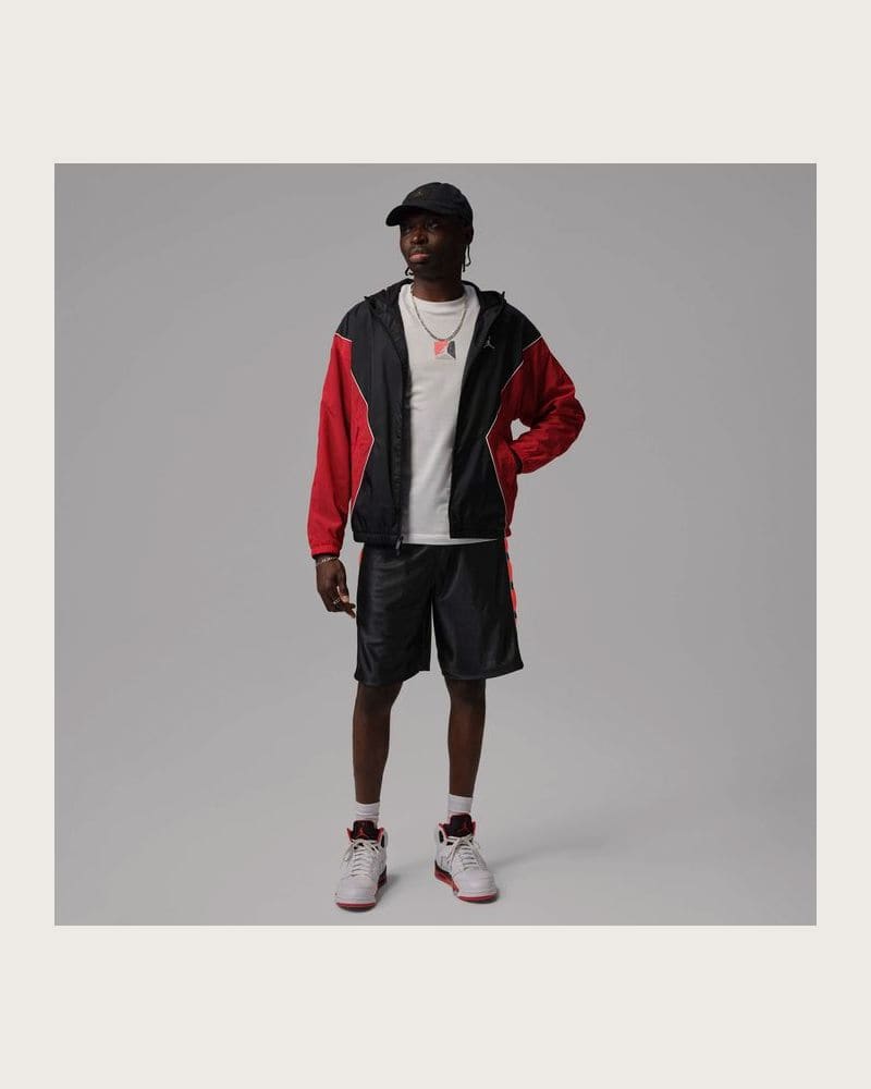 Pánske kraťasy NIKE M JORDAN BRK CAT SCRATCH SHORT-Black – fotka 3