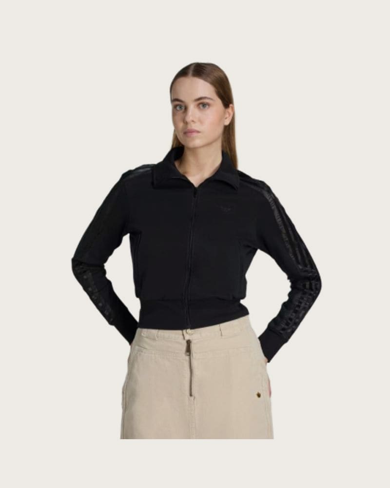 Dámska mikina so zipsom ADIDAS ORIGINALS FIREBIRD LACETT BLACK