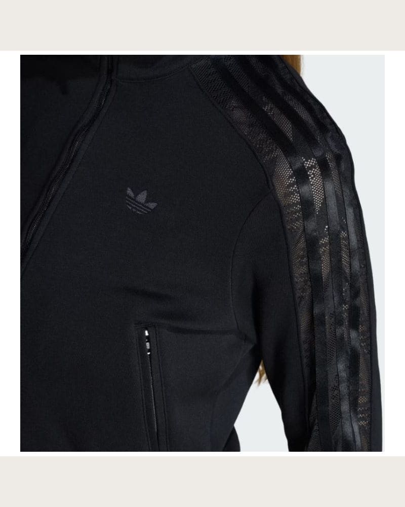 Dámska mikina so zipsom ADIDAS ORIGINALS FIREBIRD LACETT BLACK – fotka 5