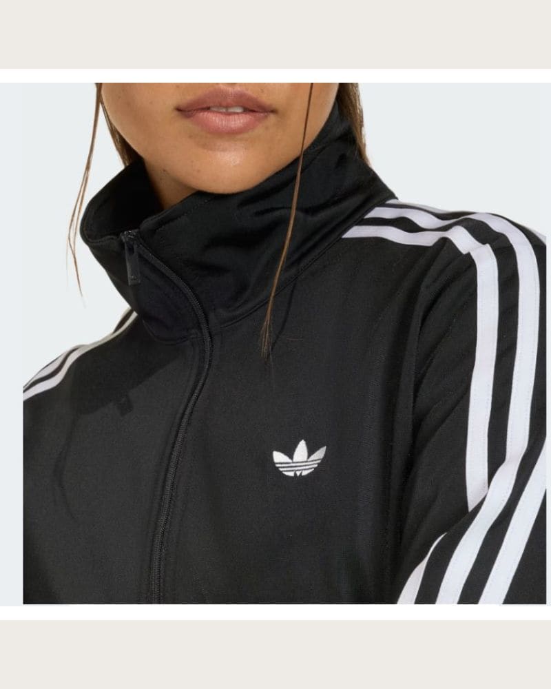 Dámska mikina so zipsom ADIDAS ORIGINALS SMOCKED FB TT BLACK – fotka 5