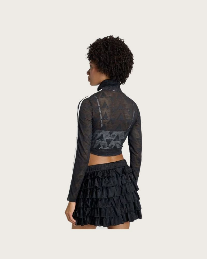Dámska mikina so zipsom ADIDAS ORIGINALS FIREBIRD LACETT BLACK – fotka 5
