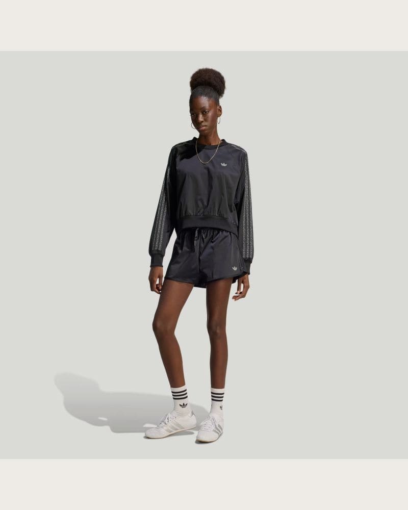 Dámska mikina ADIDAS ORIGINALS PEARL CREW BLACK – fotka 6