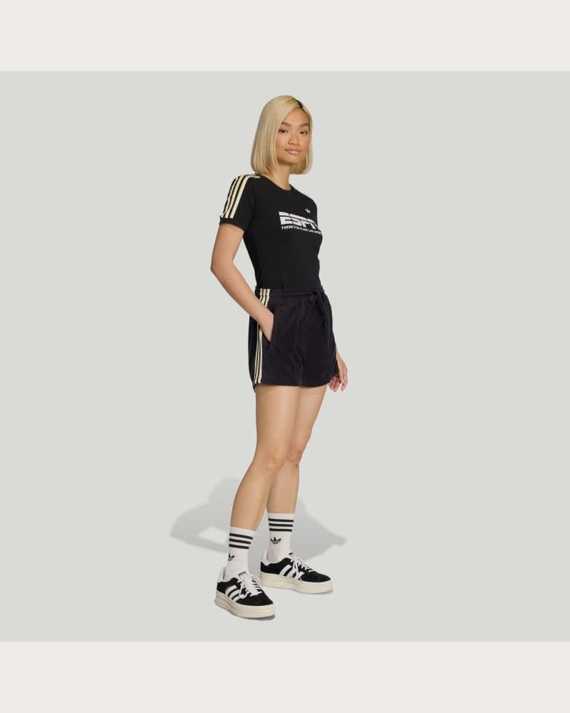 Dámske kraťasy ADIDAS ORIGINALS TT SHORTS BLACK – fotka 4