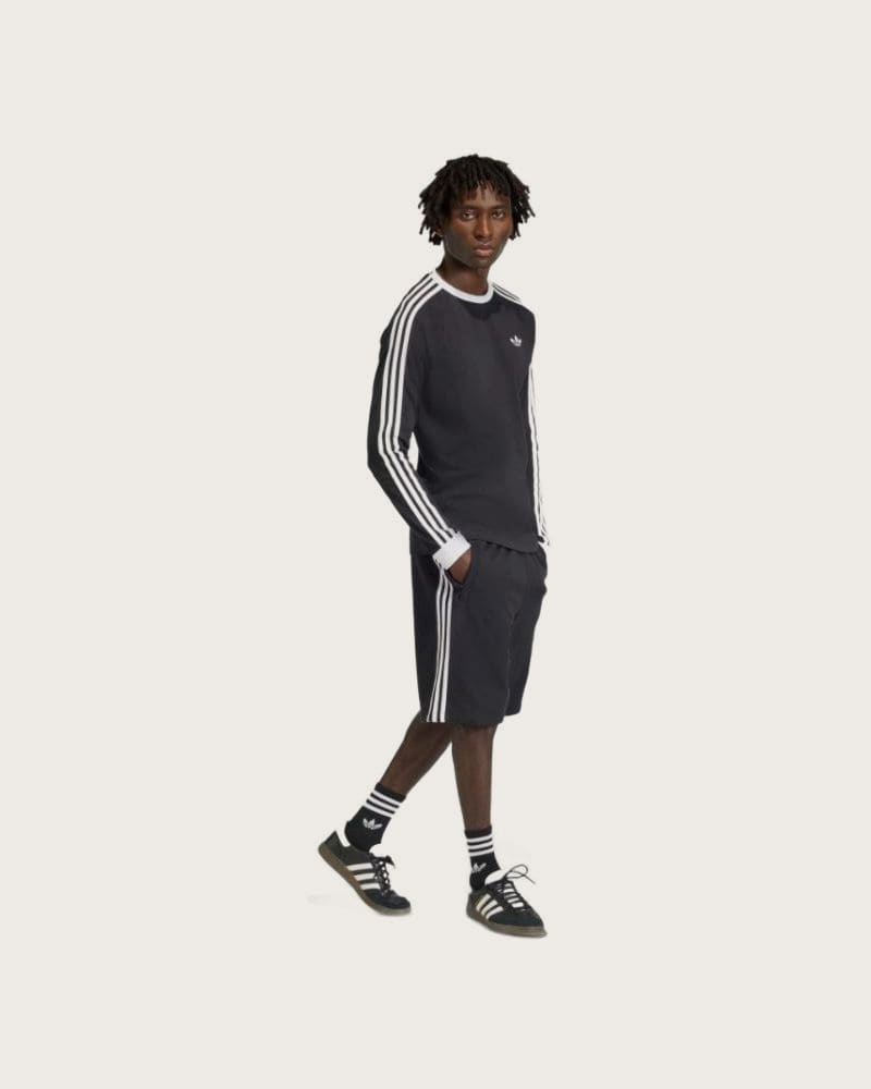 Pánske kraťasy ADIDAS ORIGINALS 3S SHO- BLACK – fotka 3