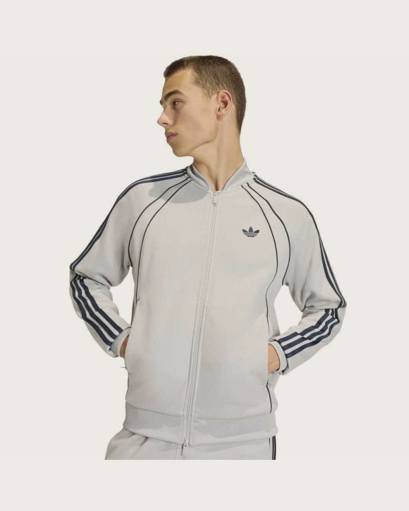 Pánska mikina so zipsom ADIDAS ORIGINALS SST 2.0 TT GRETWO – fotka 4