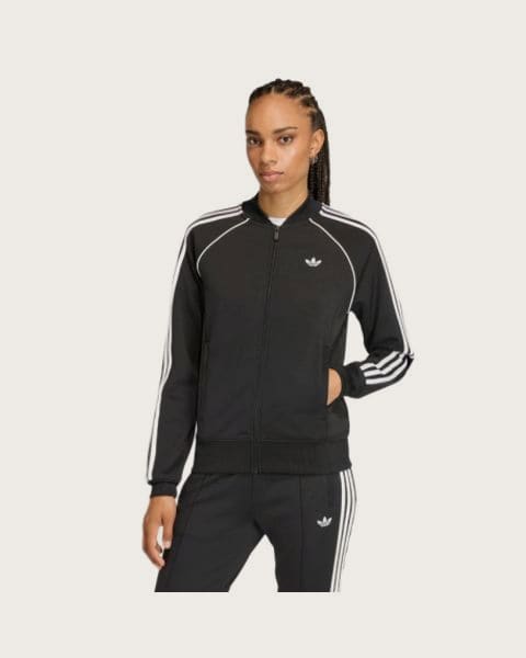 Dámska mikina so zipsom ADIDAS ORIGINALS SST TT- BLACK WHITE