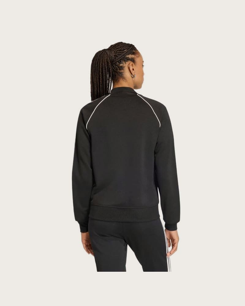 Dámska mikina so zipsom ADIDAS ORIGINALS SST TT- BLACK WHITE – fotka 2