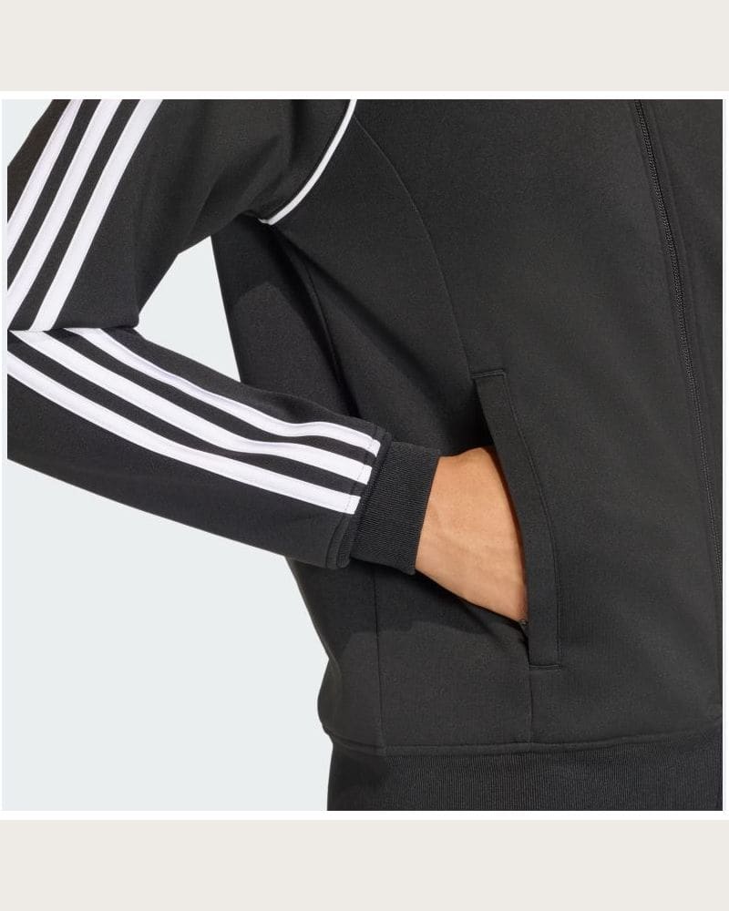Dámska mikina so zipsom ADIDAS ORIGINALS SST TT- BLACK WHITE – fotka 5