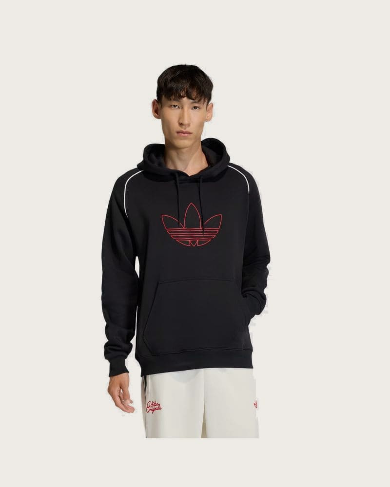 Pánska mikina s kapucňou ADIDAS ORIGINALS HD BLACK – fotka 2