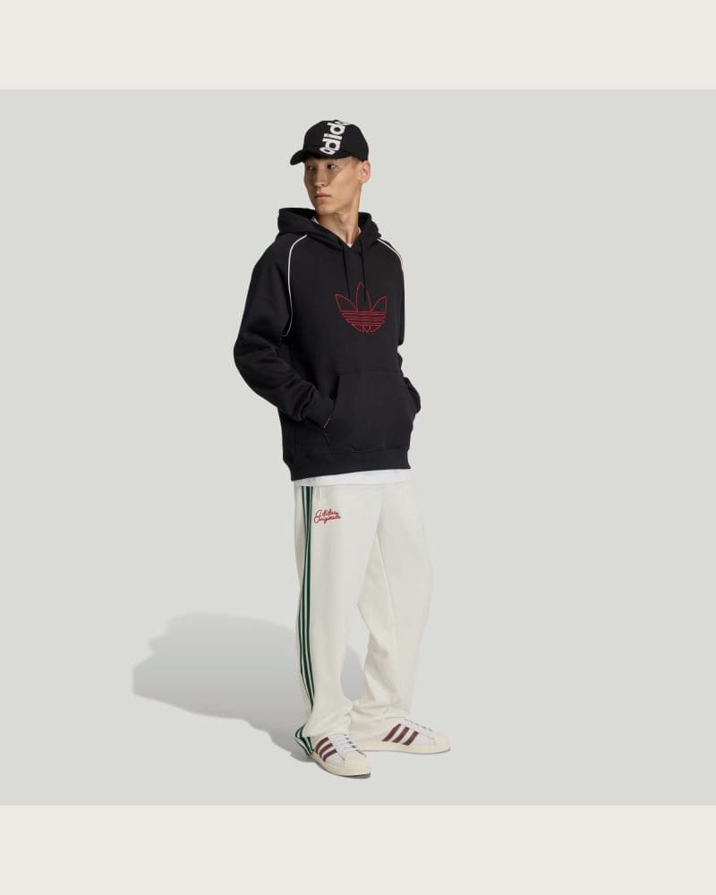 Pánska mikina s kapucňou ADIDAS ORIGINALS HD BLACK – fotka 5