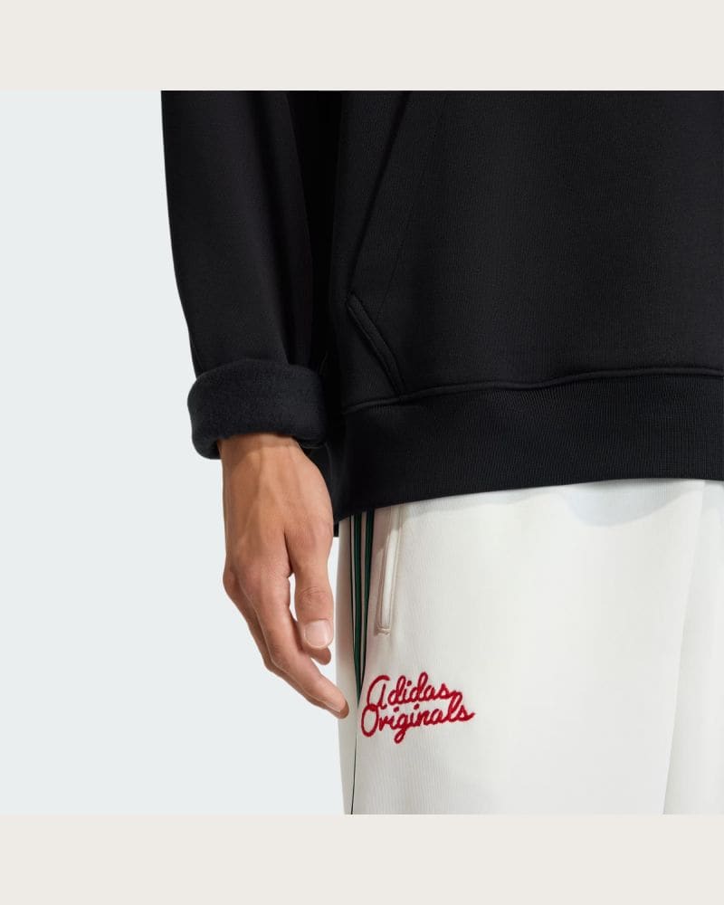 Pánska mikina s kapucňou ADIDAS ORIGINALS HD BLACK – fotka 7