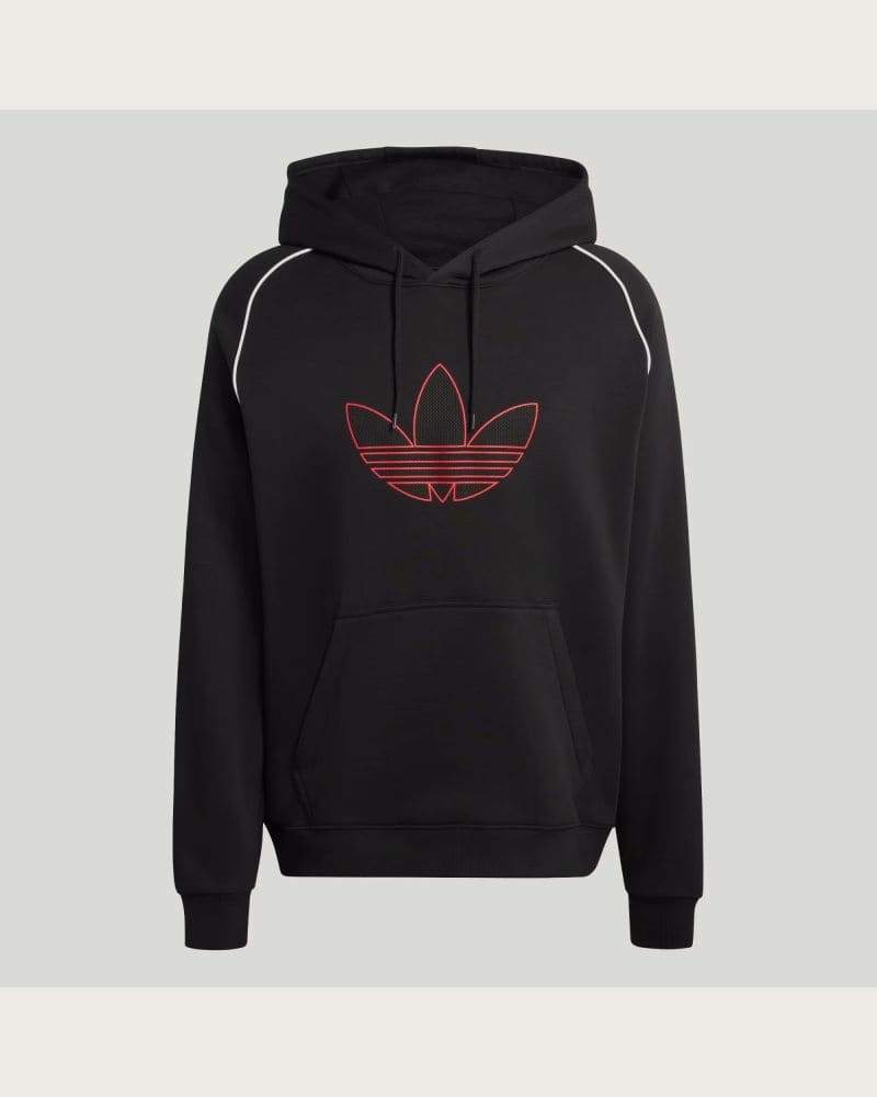 Pánska mikina s kapucňou ADIDAS ORIGINALS HD BLACK – fotka 8