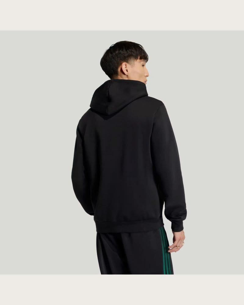 Pánska mikina s kapucňou ADIDAS ORIGINALS MONOGRAM HD BLACK – fotka 5