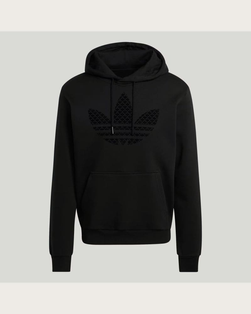 Pánska mikina s kapucňou ADIDAS ORIGINALS MONOGRAM HD BLACK – fotka 7