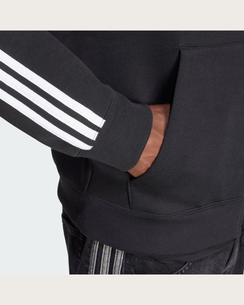 Pánska mikina so zipsom ADIDAS ORIGINALS SPACER HOODIE BLACK – fotka 6