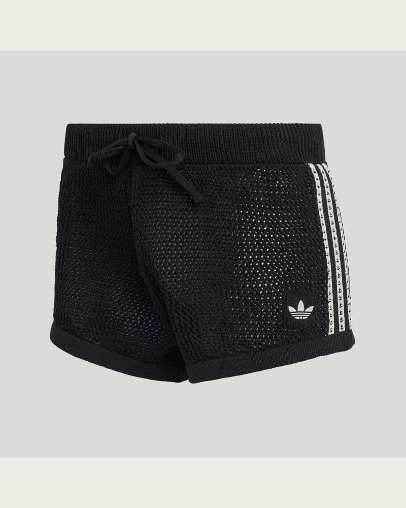 Dámske kraťasy ADIDAS ORIGINALS CROCHET SHORTS BLACK – fotka 7