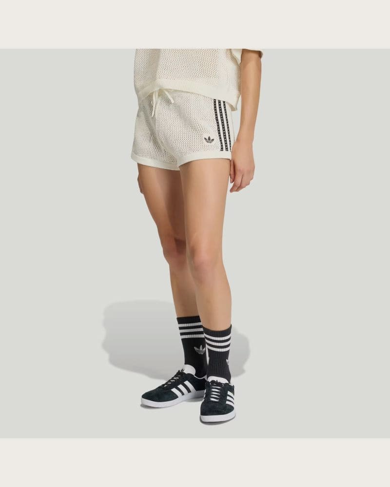 Dámske kraťasy ADIDAS ORIGINALS CROCHET SHORTS OWHITE – fotka 2