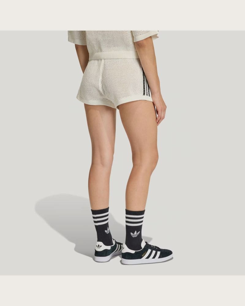 Dámske kraťasy ADIDAS ORIGINALS CROCHET SHORTS OWHITE – fotka 3