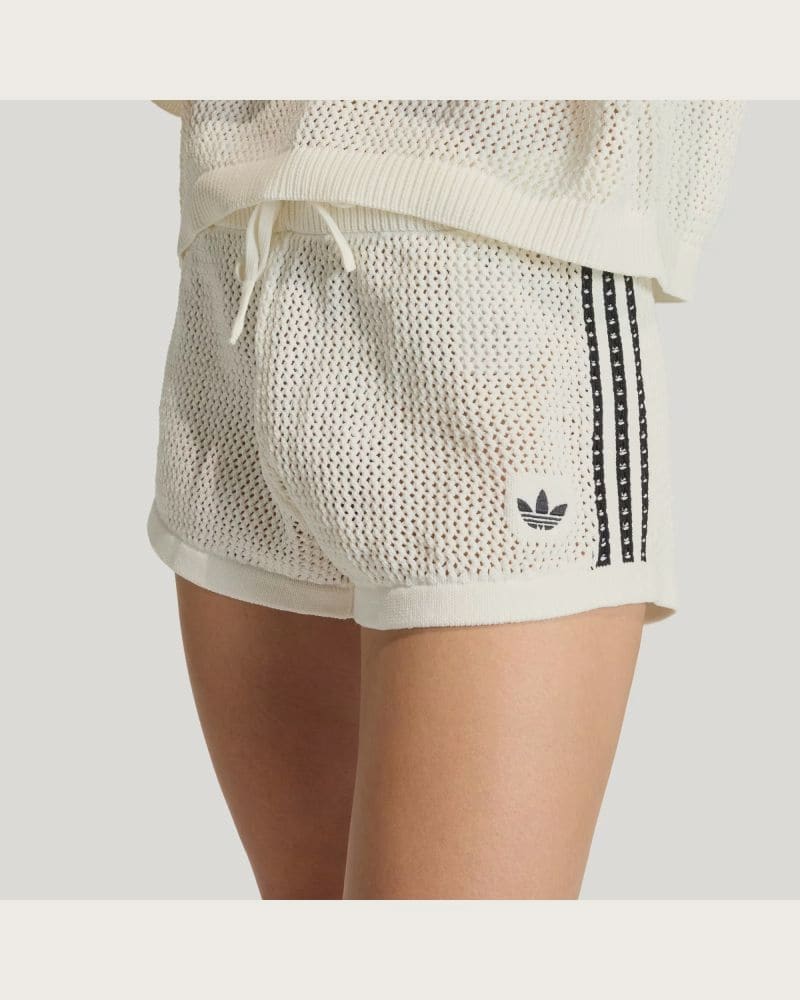Dámske kraťasy ADIDAS ORIGINALS CROCHET SHORTS OWHITE – fotka 5